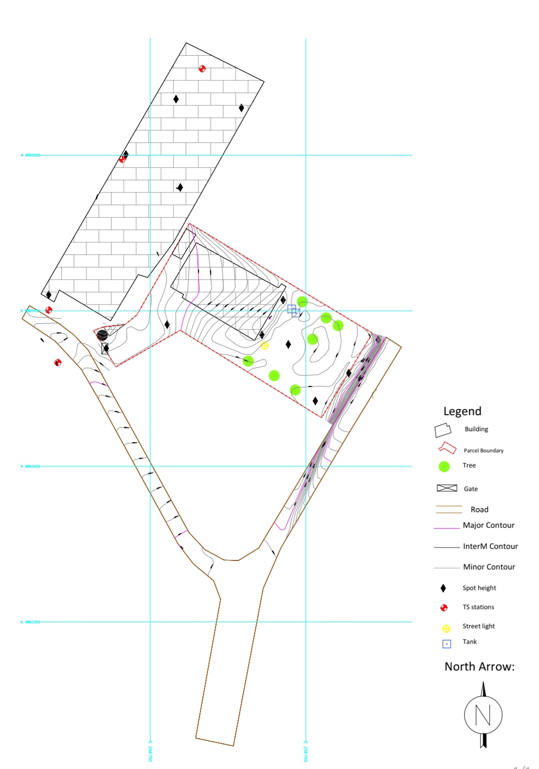 Processed survey output